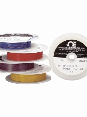 Izolovaný termočlánkový drát (IEC) - Typ vodičů DrátMateriál drátu T(+) > MěďPrůměr drátu 0,127 mm (36 AWG)Délka 15 m (50 ft)Barevné značení IEC Nová Kolekce