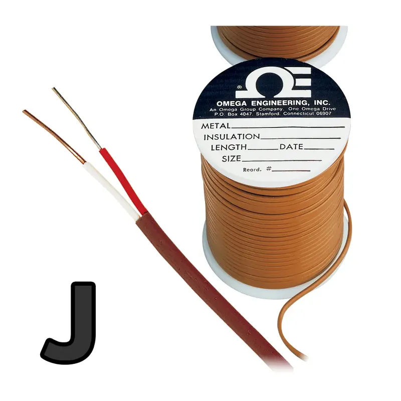 J Type Thermocouple Duplex Wire (AWG 24/20) - Wire insulation PFA (teflon)Wire type SolidWire diameter 0,510 mm (24 AWG)Accuracy class 2Lenght 150 m (500 ft) Sleva