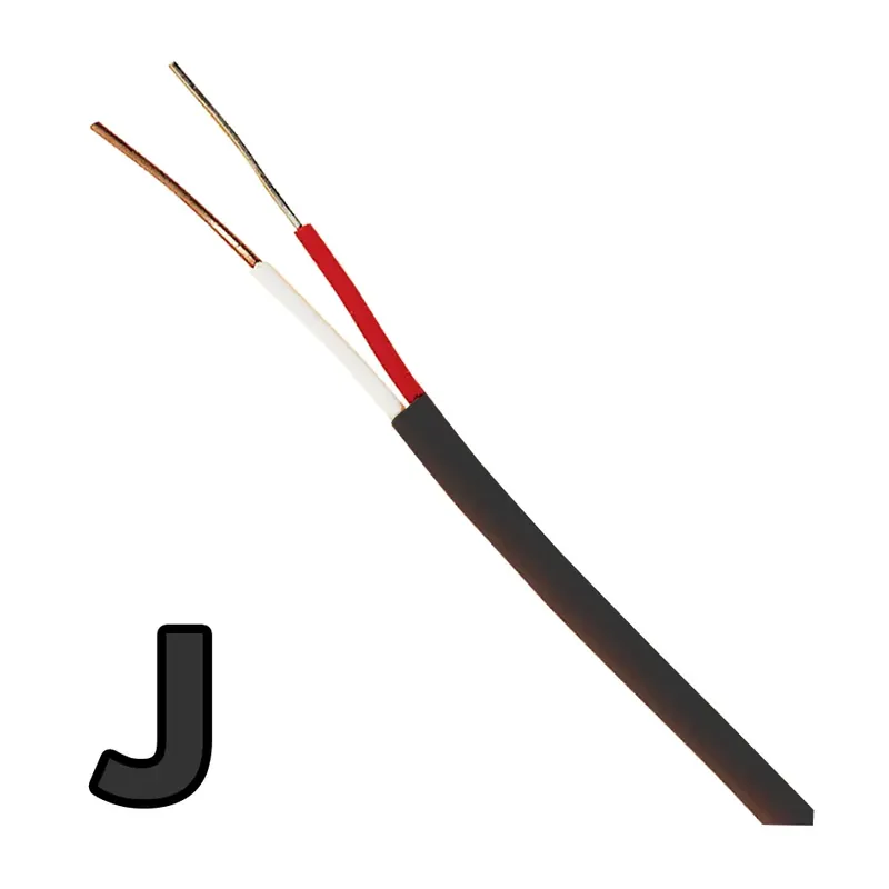 Vrácení Zdarma J Type Thermocouple Extension Wire (AWG 24/20) - Wire insulation FEPWire type SolidWire diameter 0,510 mm (24 AWG)Accuracy class 1Lenght 60 m (200 ft)