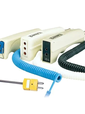 Jen Po Omezenou Doba Quick Disconnect Handle / Thermocouple Probe Sets with Handles - Handle type Rugged aluminumProbe type Flexible tip surface probeThermocouple type K