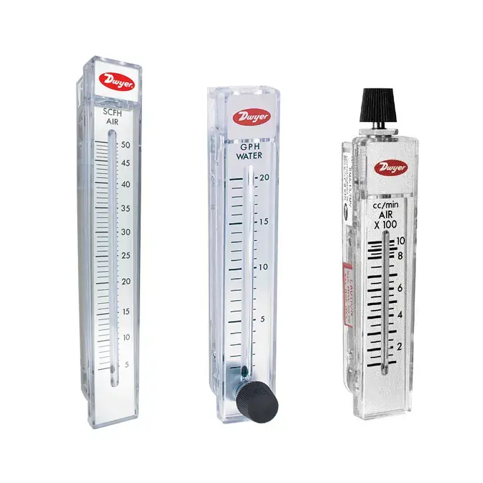 Nová Kolekce Rotametr pro vzduch nebo vodu - Médium VzduchJednotky průtoku ml/minMax. průtok 200Min. průtok 30Velikost 2" (51 mm)Typ ventilu bez ventilu