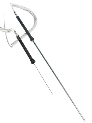 RTD (Pt100) Utility Handle Probe - Diameter 3,2 mm (1/8")Lenght 30 cm (12")Sheath material Stainless Steel 316Temperature range -200 to 600°C Originální