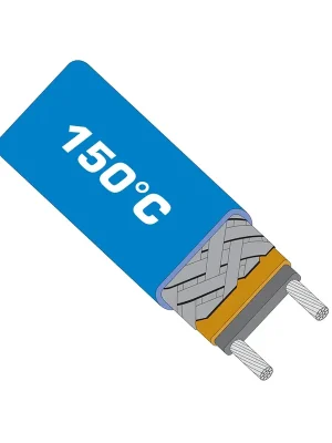 Pouze Dnes Samoregulační topný kabel (150°C) - Hustota energie 20 W/ftNapájecí napětí 120 Vac