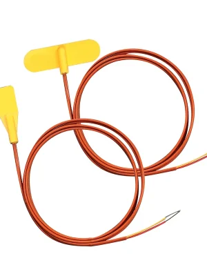 Finální Výprodej Self-Adhesive Silicone Patch Thermocouples - Thermocouple type EMeasuring end type curved surfaceLenght 2 m