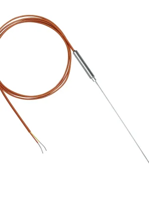 Termočlánková sonda malého průměru s kompaktní přechodkou - Typ termočlánku KPrůměr 1,0 mm (0.040")Typ měřícího konce neuzemněný spojDélka 15 cm (6")Materiál pláště Nerezová ocel 304 Značkový