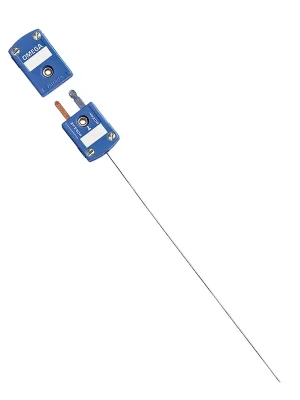 Jen Po Omezenou Doba Small Diameter Thermocouple Probes with Molded Miniature Connectors - Thermocouple type KDiameter 0,5 mm (0.020")Measuring end type ungroundedLenght 30 cm (12")Sheath material Super OMEGACLAD™ XL