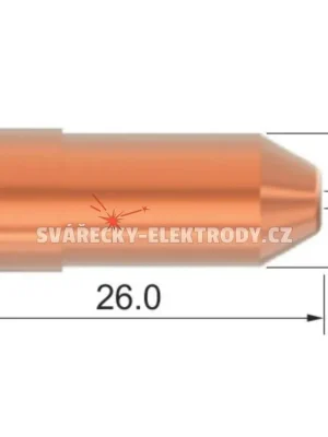 Kup Teď Dýza PARKER SCB 50 - 1,0 mm (50 A) - dlouhá kónická - řezání s odstupem