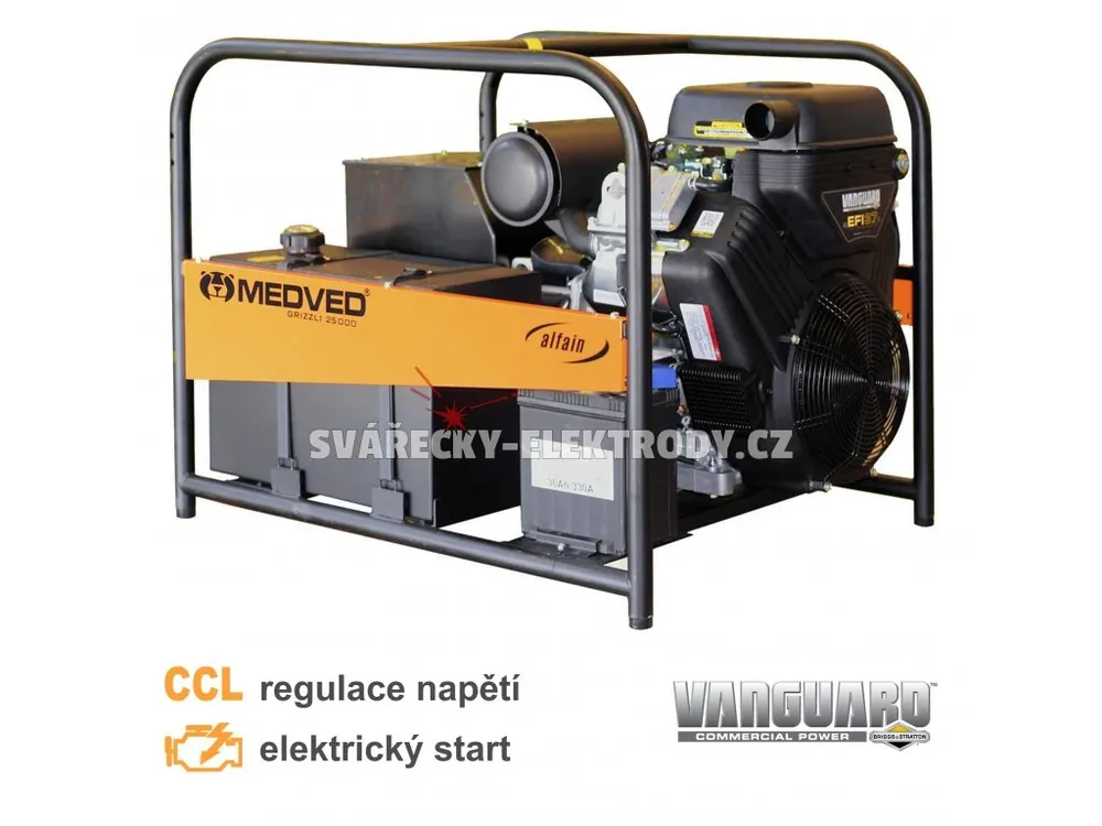 Elektrocentrála MEDVED GRIZZLI 25000 V CCL EFI (MNoSoJ) Bezpečná Platba