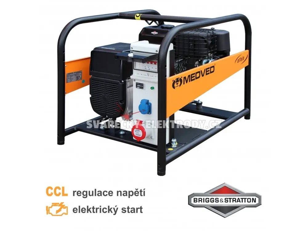 Elektrocentrála MEDVED GRIZZLI 5500 B CCL (MooSoJ) Bezpečná Platba