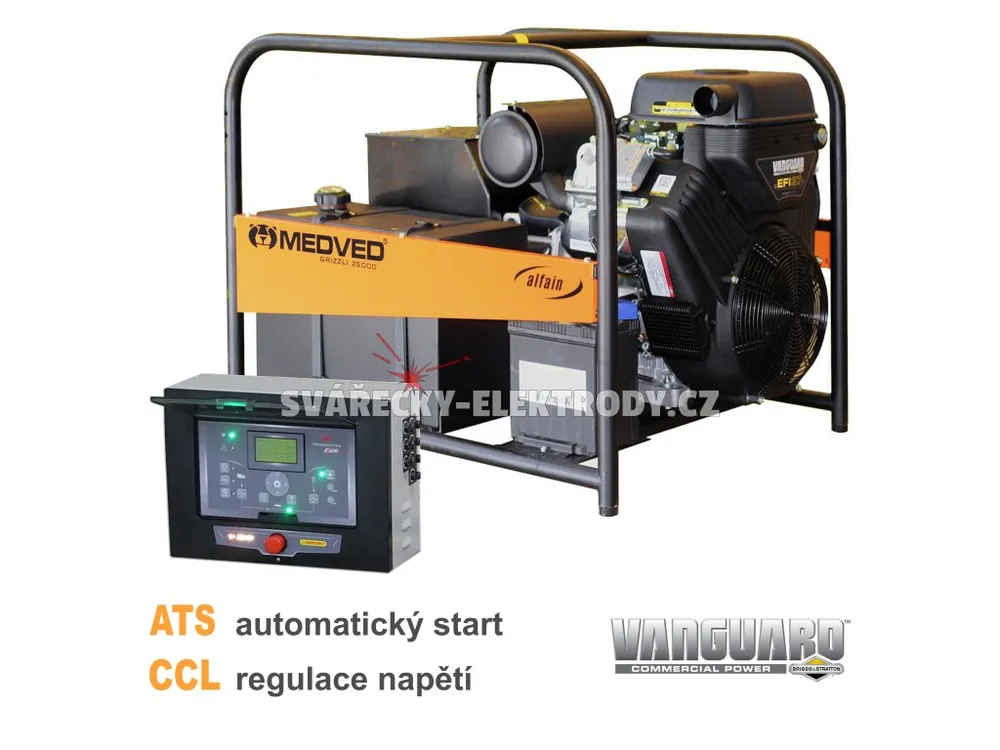 Nejprodávanější Záložní zdroj MEDVED GRIZZLI 25000 V CCL EFI ATS