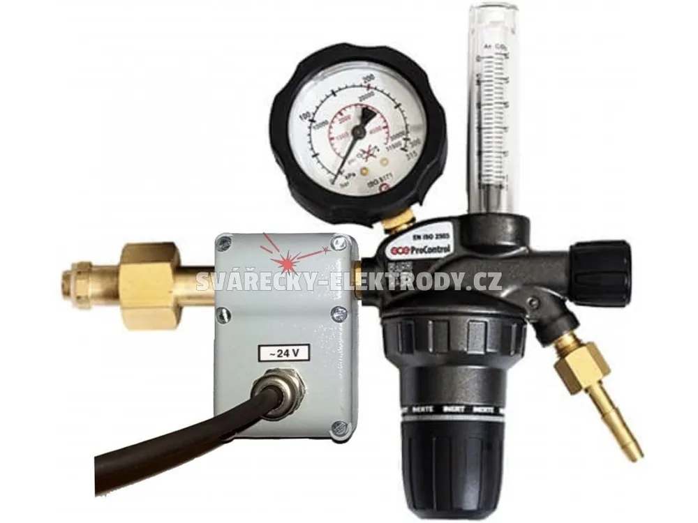 Redukční ventil GCE ProControl CO2 200/30 l - průtokoměr, ohřev 24 V Koupit Online
