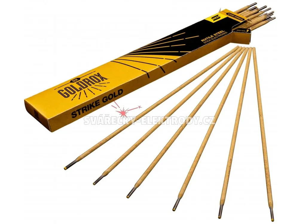 ESAB OK GoldRox - elektroda na ocel - 3,2 x 350 mm (1 kg) Levný