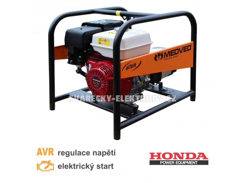 Elektrocentrála MEDVED ARCTOS 5000 H AVR (MooSoJ) Speciální Cena