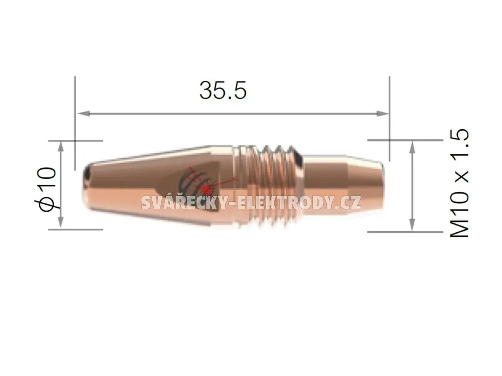 Průvlak ARC M M10/10/35,5, CuCrZr - 1,4 mm Hit Sezóny