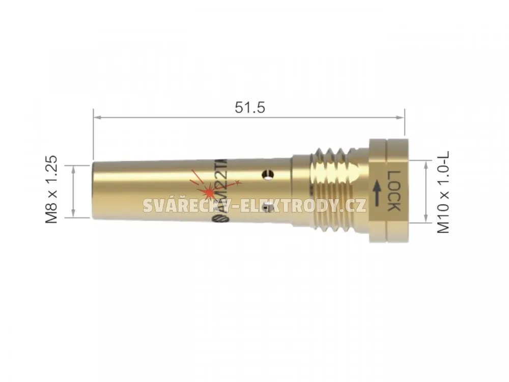 Originální Mezikus ARC M22 - M8/M10 LH/51,5