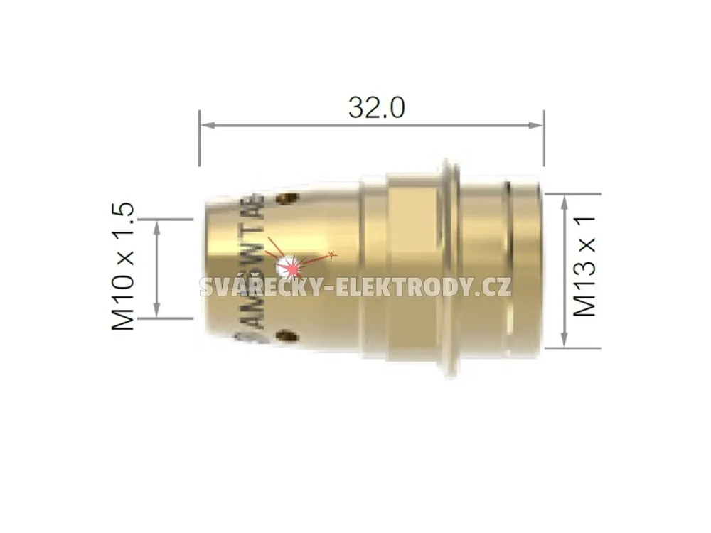 Mezikus ARC M6W - M10/M13/32 mosaz Aktuální