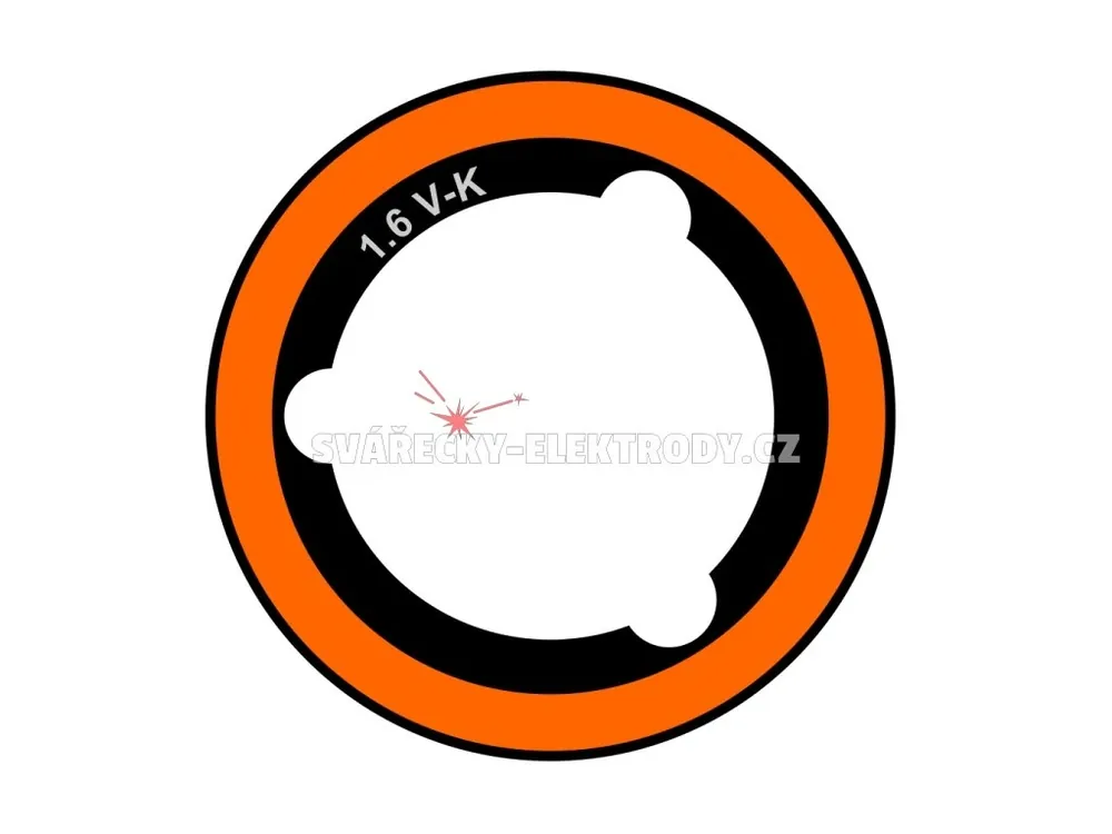 Výprodej Podávací/přítlačná kladka ESAB 25/38 - 1,6/1,6 mm (trubička)