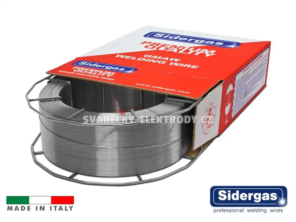 Sidergas S6 CLEAROD - nepoměděný drát G3Si1 - 0,8 mm (15 kg) Slevy na paletový odběr. Hit Sezóny
