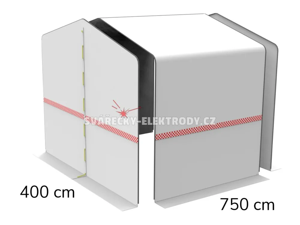 Nakupujte Hned Svářečský stan CEPRO HD 400 - délka 800 cm