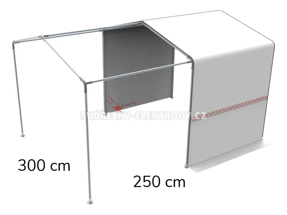 Prodlužovací díl pro stan CEPRO HD 300 - délka 250 cm Expresní Doručení