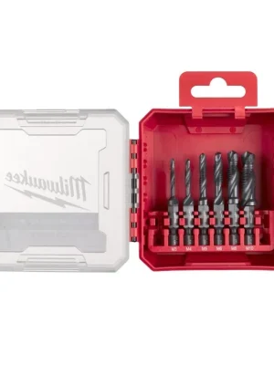 1/4" HSS-G sada kombinovaných vrtacích závitníků 3 v 1 M3–M10 6 ks 4932498267 MILWAUKEE Časově Omezené