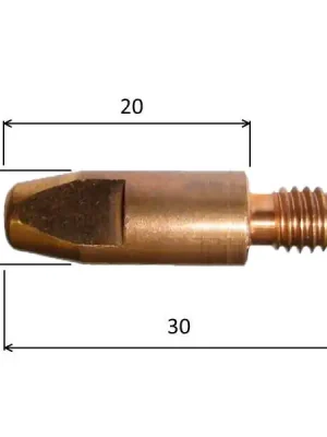 Spitze 1,2 M8x30mm CuCrZr /MD05-82/140.0445/ Nakupujte Hned