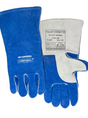 Schweißerhandschuhe Weldas COMFOflex /10-2087XL/ blau Vrácení Zdarma