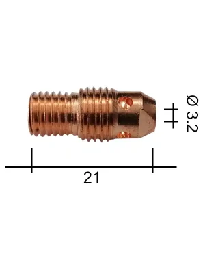 Spannzangenhalter 3,2 21 mm /TE0003-32/13N29/525.2453.2/701.0278-ZVAR/ TIG/9/20 Sezónní Sleva