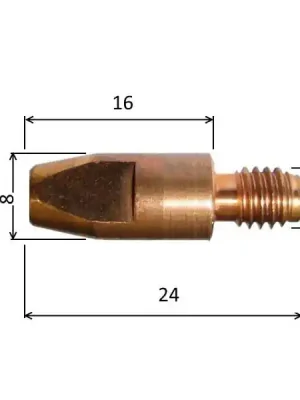 Cenově Výhodný Spitze 0,8 M6x24mm E-Cu /140.D101-ZVAR/
