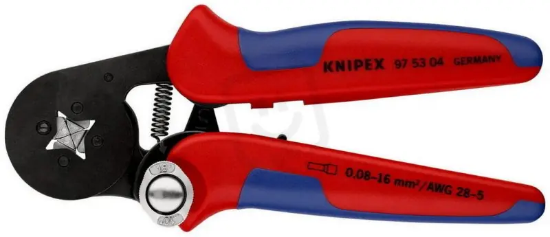 Přímo Od Výrobce Samonastavitelné kleště pro lisování kabelových koncovek 180 mm KNIPEX 97 53 04