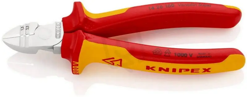 Akční Nabídka Boční odizolovací kleště 160 mm KNIPEX 14 26 160