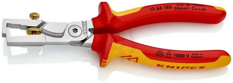 KNIPEX StriX Odizolovací kleště s kabelovými nůžkami 180 mm 13 66 180 Nejlepší Cena