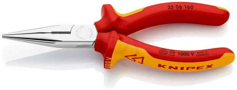 Půlkulaté kleště s břity (Kleště pro radiotechniku) 160 mm KNIPEX 25 06 160 Finální Výprodej