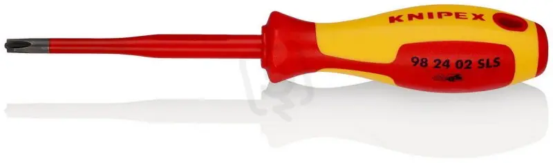 Šroubovák (Slim) PlusMinus Phillips 212 mm KNIPEX 98 24 02 SLS Zlevněný