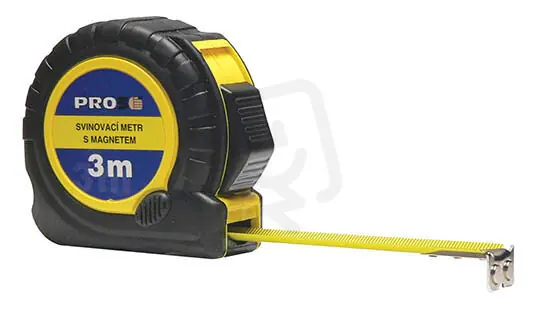 Metr svinovací délka 3m, magnet N.G. ELEKTRO ND 740 300 Cenová Bomba
