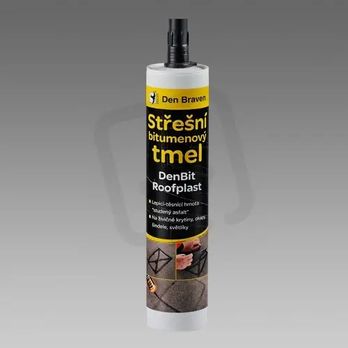 Koupit Online Střešní bitumenový tmel 280ml DenBit DEN BRAVEN 10205BI