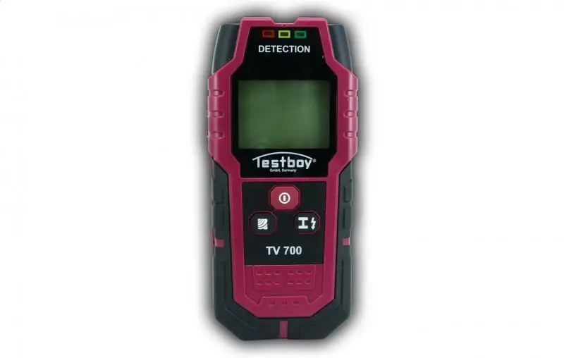 Ověřený N.G. ELEKTRO NM 00200066 Detektor kovů Testboy TV 700, kovy, dřevo, kabely