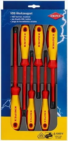 Ověřený Sada šroubováků šestidílný KNIPEX 00 20 12 V01