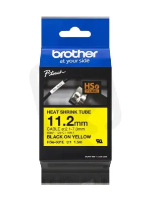 Odeslání Ihned Bužírka BROTHER HSE-631E, bužírka žlutá/černá (11, 2 mm)