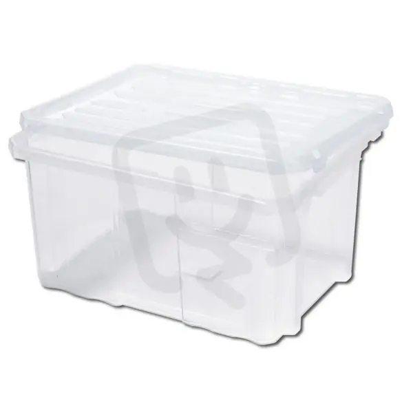 Cenově Výhodný Box plastový s víkem 400x300x200mm Cargobox PROSPERPLAST P90623