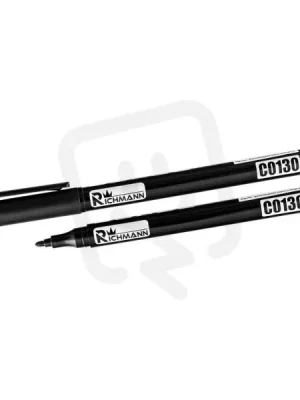 Popisovač tenký, černý RICHMANN PC0130 Značkový