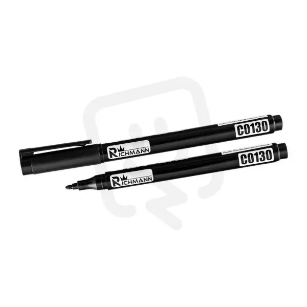 Popisovač tenký, černý RICHMANN PC0130 Značkový