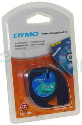 S0721590 59425 DYMO páska LETRA TAG samolepicí plastová šíře 12mm,návin 4m Sezónní Sleva