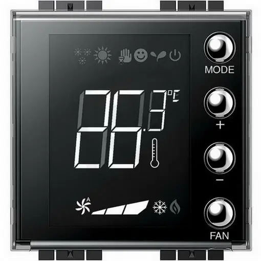 BTICINO LIVINGLIGHT TERMOSTAT S DISPLEJEM LN4691 Levný