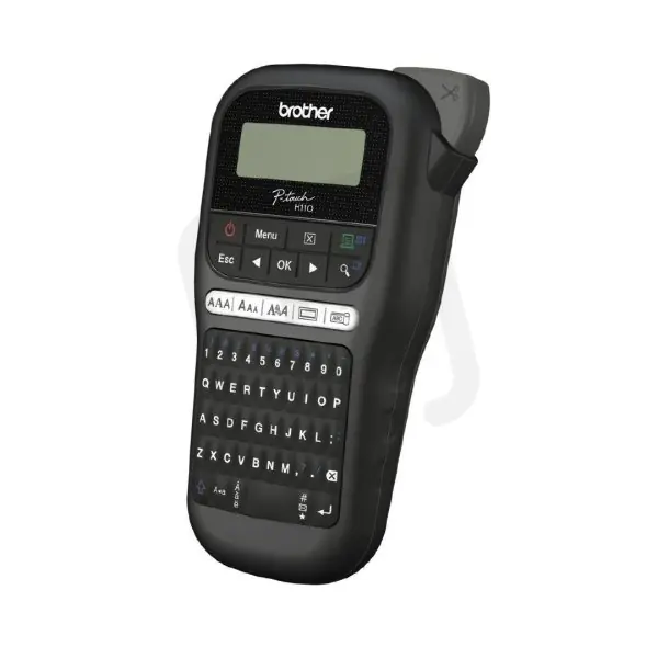 Vrácení Zdarma Páska PTH110YJ1 Elektronický štítkovač BROTHER pro pásky TZe šíře 6-12mm