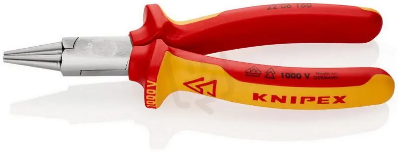 Kleště s kulatými čelistmi 160 mm KNIPEX 22 06 160 Dokud Zásoby Vydrží