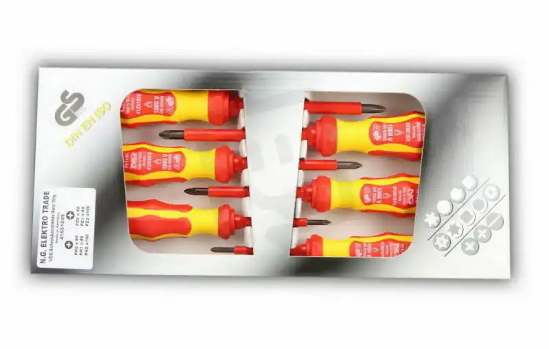 Výprodej Sada šroubováků 6-dílů, 1kV, PH+PZ N.G. ELEKTRO NS 41651005