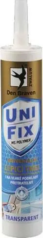 Dokud Zásoby Vydrží MS UNIFIX CLEAR na všechna tmelení a lepení 290ml transparent DEN BRAVEN 52011BD