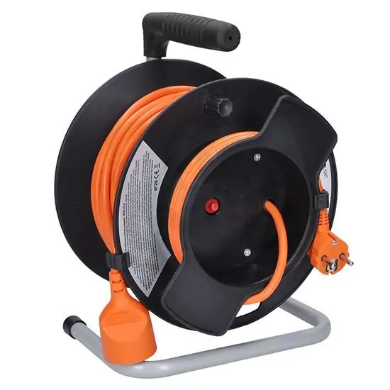 1z prodlužovací přívod - na bubnu, 25m, oranžový kabel, 3x 1,5mm2 SOLIGHT PB11O Akční Cena