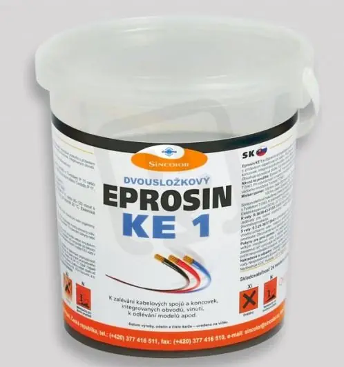 zalévací hmota Eprosin KE-1 + tvrdidlo Akce